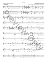 Adios piano sheet music cover